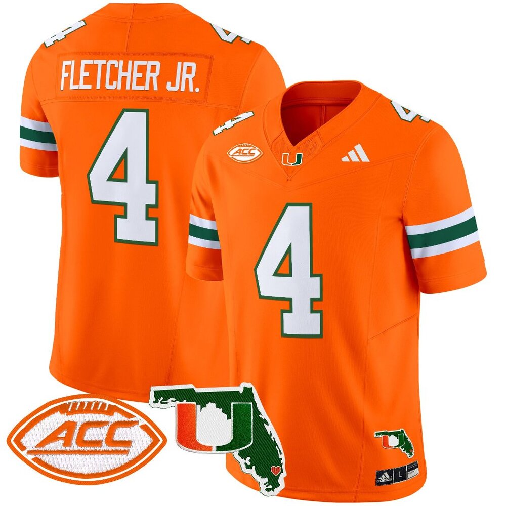 Mens Youths Select Mark Fletcher Jr Vapor 4 Jersey Stitched Orange